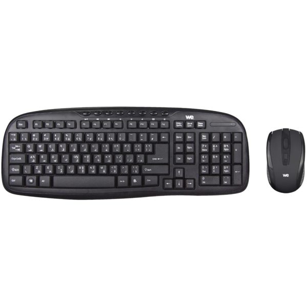We WECLASOUSFILAR Wireless Keyboard & Mouse Combo Black We WECLASOUSFILAR Wireless Keyboard & Mouse Combo Black