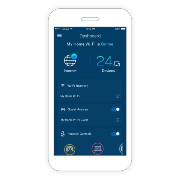 Linksys Velop WHW0103 AC1300 Whole Home Intelligent Mesh WiFi System, Dual-Band, 3-pack Linksys Velop WHW0103 AC1300 Whole Home Intelligent Mesh WiFi System, Dual-Band, 3-pack