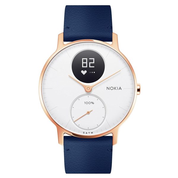 Nokia HWA03 Steel HR Watch 36mm White/Blue Nokia HWA03 Steel HR Watch 36mm White/Blue