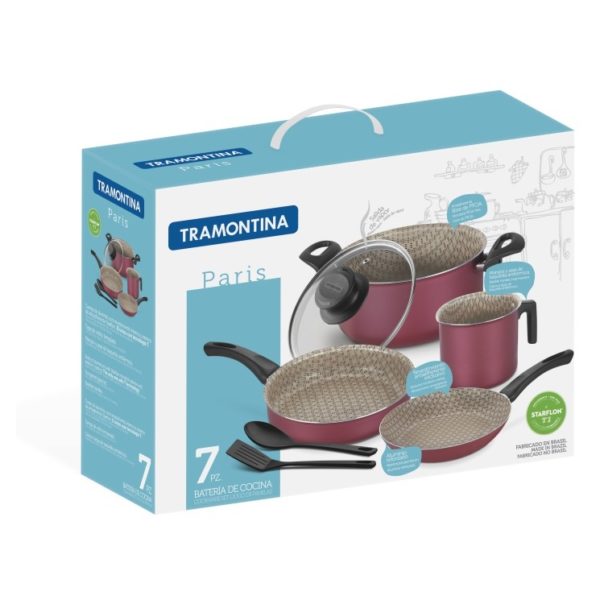 Tramontina Paris Cookware 7pc Set 20599789 Tramontina Paris Cookware 7pc Set 20599789