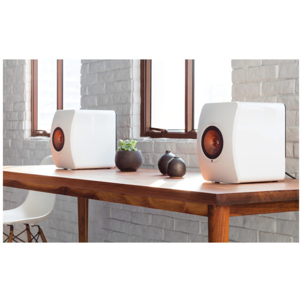 KEF LS50 Wireless Bookshelf Speaker - White (Pair) KEF LS50 Wireless Bookshelf Speaker - White (Pair)