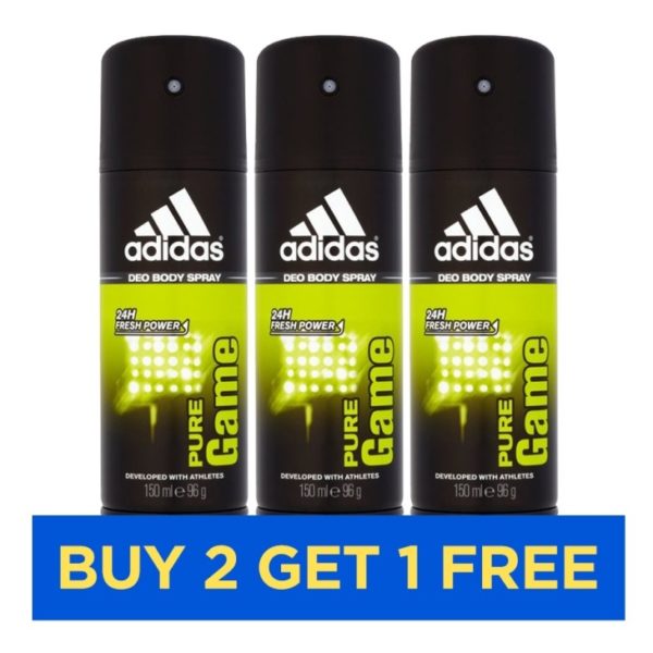 Adidas Pure Game Men 150ml - Buy 2 Get 1 Free Adidas Pure Game Men 150ml - Buy 2 Get 1 Free