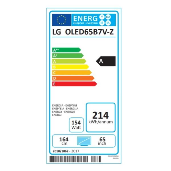LG 65B7V OLED Smart Television 65inch LG 65B7V OLED Smart Television 65inch