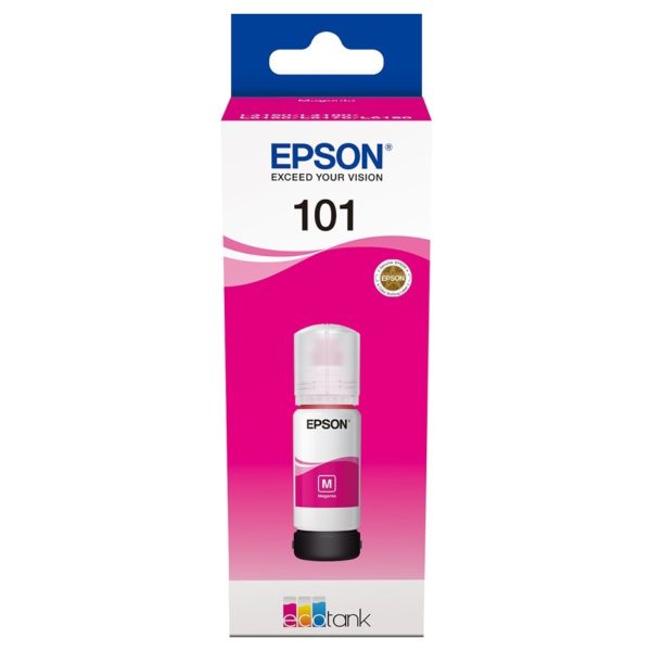 Epson C13T03V34A 101 Ecotank Ink Bottle Magenta Epson C13T03V34A 101 Ecotank Ink Bottle Magenta