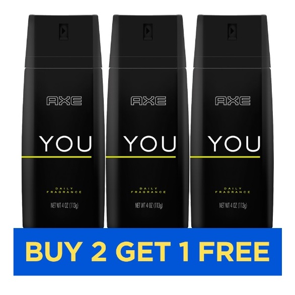 Axe You Daily Fragrance 150ml - Buy 2 Get 1 Free Axe You Daily Fragrance 150ml - Buy 2 Get 1 Free