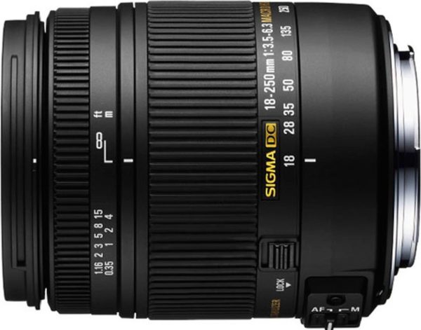 Sigma 18-250mm f3.5-6.3 DC Macro OS HSM Lens For Canon Sigma 18-250mm f3.5-6.3 DC Macro OS HSM Lens For Canon