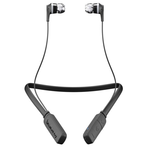Skullcandy S2IKWJ509 Inkd Bluetooth Wireless Earbud With Mic Black/Gray + S2IKJY Inkd 2.0 In Ear Wired Headphone' Skullcandy S2IKWJ509 Inkd Bluetooth Wireless Earbud With Mic Black/Gray + S2IKJY Inkd 2.0 In Ear Wired Headphone'