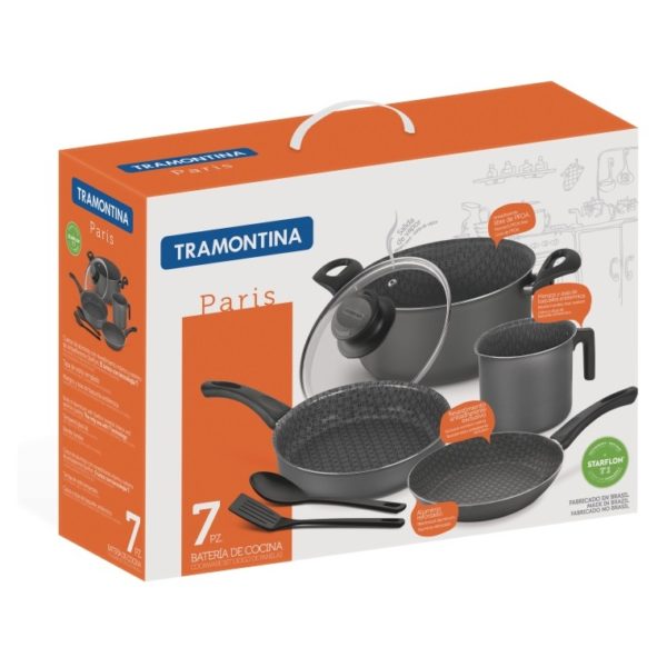 Tramontina Paris Cookware 7pc Set 20599389 Tramontina Paris Cookware 7pc Set 20599389