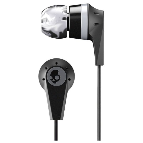 Skullcandy S2IKWJ509 Inkd Bluetooth Wireless Earbud With Mic Black/Gray + S2IKJY Inkd 2.0 In Ear Wired Headphone' Skullcandy S2IKWJ509 Inkd Bluetooth Wireless Earbud With Mic Black/Gray + S2IKJY Inkd 2.0 In Ear Wired Headphone'