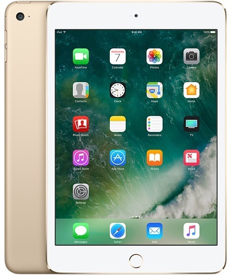 Apple iPad Mini 4 Tablet - iOS WiFi 128GB 2GB 7.9inch Gold with FaceTime Apple iPad Mini 4 Tablet - iOS WiFi 128GB 2GB 7.9inch Gold with FaceTime
