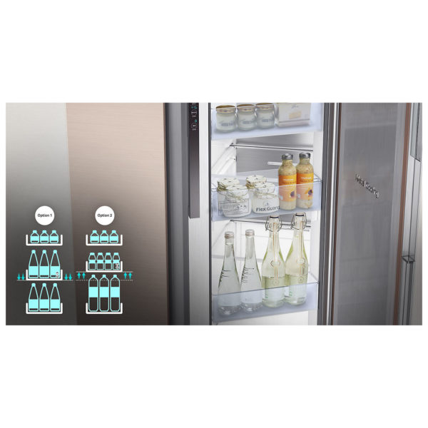 Samsung Side By Side Refrigerator 621 Litres RH58K6467SL Samsung Side By Side Refrigerator 621 Litres RH58K6467SL