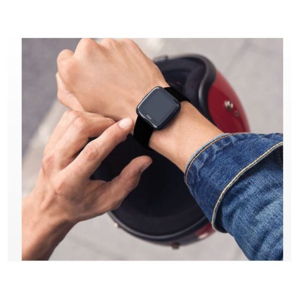 Fitbit Versa Fitness Watch Black/Black Aluminum - FB505GMBKEU Fitbit Versa Fitness Watch Black/Black Aluminum - FB505GMBKEU