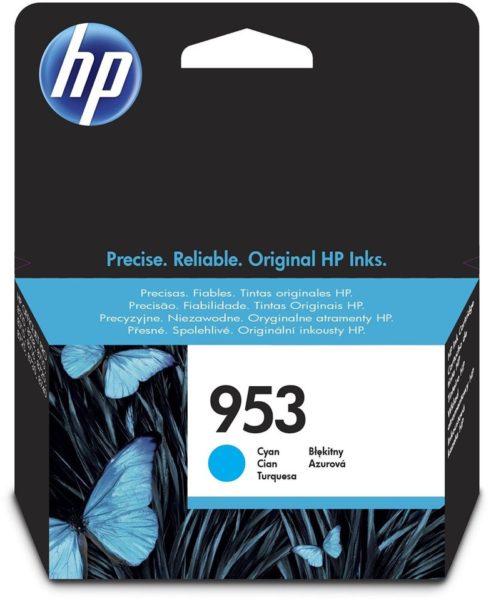 HP 953 F6U12AE Cyan Original Ink Cartridge HP 953 F6U12AE Cyan Original Ink Cartridge
