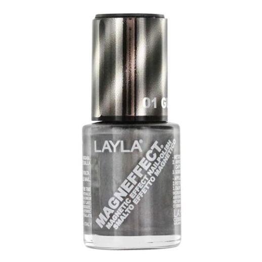 Layla Magneffect Nail Polish Gun Metal 001 Layla Magneffect Nail Polish Gun Metal 001
