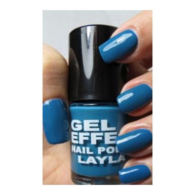Layla Gel Effect Nail Polish Dazzling Turq 027 Layla Gel Effect Nail Polish Dazzling Turq 027