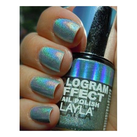 Layla Hologram effect Nail Polish Jade Groove 005 Layla Hologram effect Nail Polish Jade Groove 005