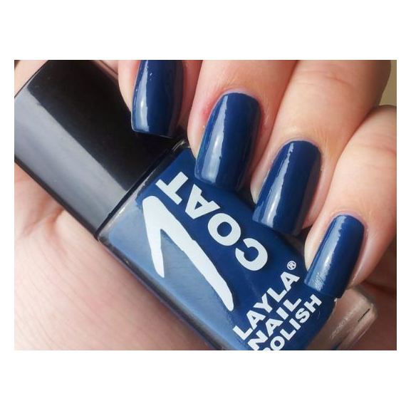 Layla 1 Coat Nail Polish Surf Blu 008 Layla 1 Coat Nail Polish Surf Blu 008