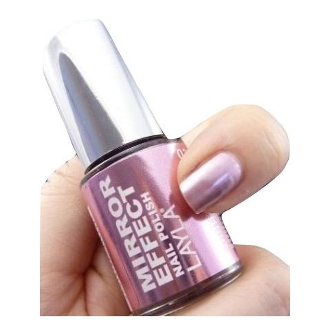 Layla Mirror effect Nail Polish Pink Iron 003 Layla Mirror effect Nail Polish Pink Iron 003