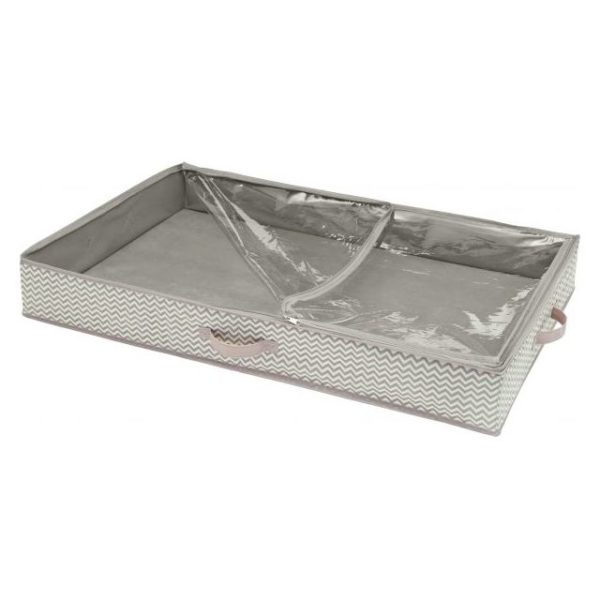 InterDesign Aldo Non-Woven Fabric Under Bed Storage Box Organizer, Linen ID05352ES InterDesign Aldo Non-Woven Fabric Under Bed Storage Box Organizer, Linen ID05352ES