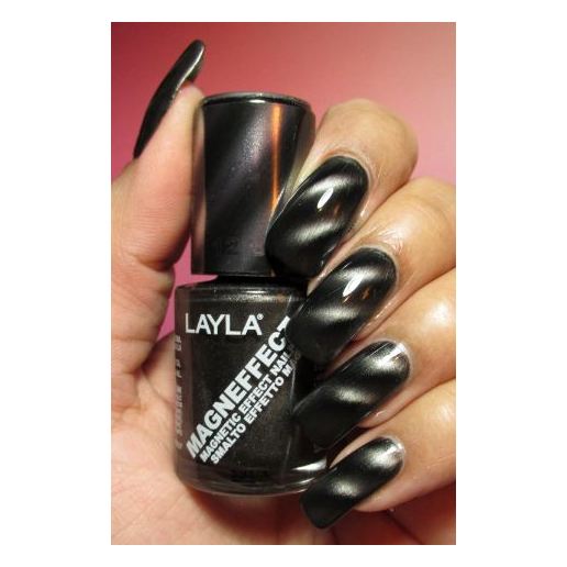 Layla Magneffect Nail Polish Black Metal 012 Layla Magneffect Nail Polish Black Metal 012