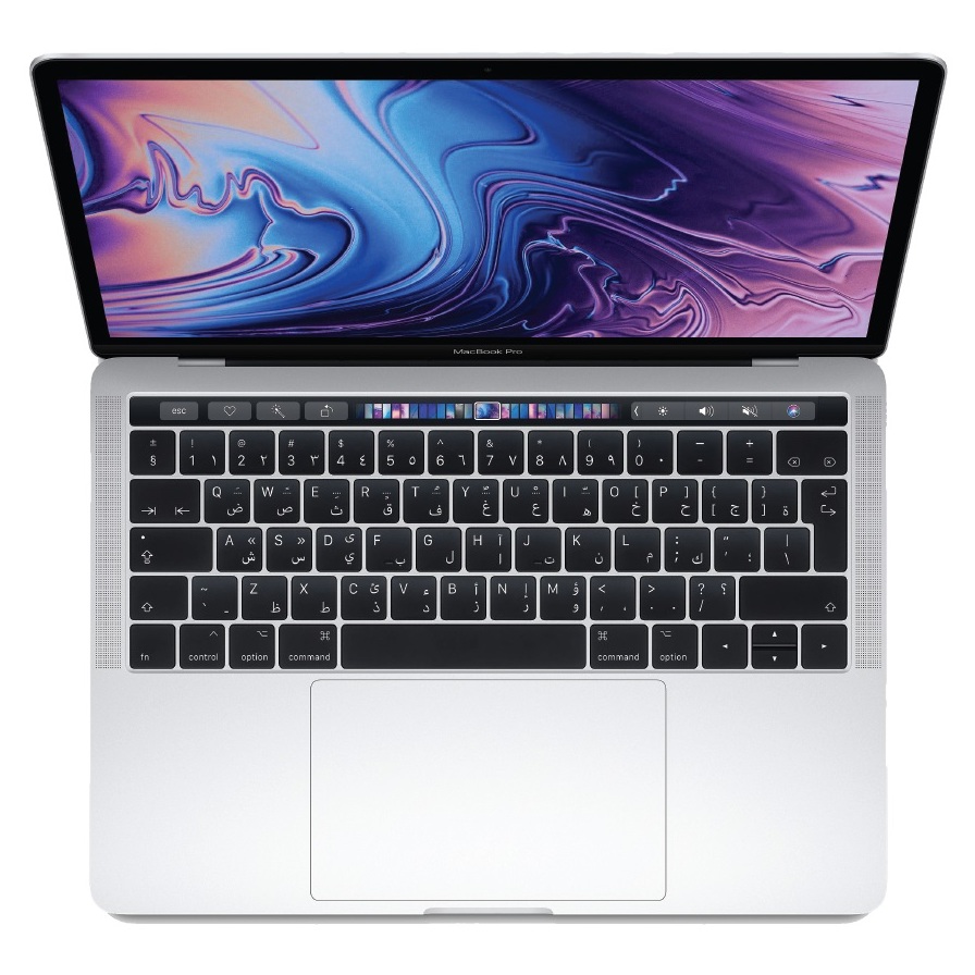 MacBook Pro 13 Touch Bar & Touch ID 2018 – Core i5 2.3GHz 8GB 512GB Shared 13.3inch Silver Arabic