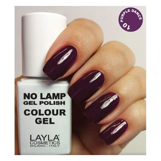 Layla No Lamp Gel Nail Polish Purple Dance 010 Layla No Lamp Gel Nail Polish Purple Dance 010