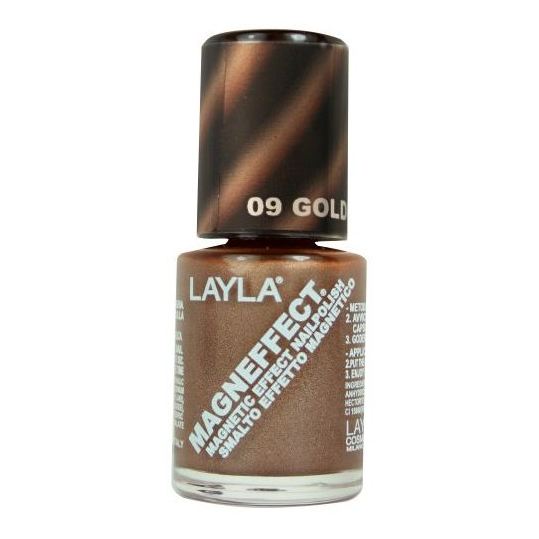 Layla Magneffect Nail Polish Golden Bronze 009 Layla Magneffect Nail Polish Golden Bronze 009