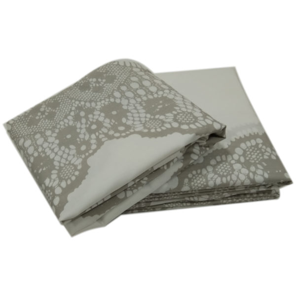 AIWA AI-805-8/180TC King Flat Sheet Set Poly Cotton Print Light Beige AIWA AI-805-8/180TC King Flat Sheet Set Poly Cotton Print Light Beige