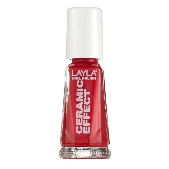 Layla Ceramic Effect Nail Polish Canadian Red 094 Layla Ceramic Effect Nail Polish Canadian Red 094