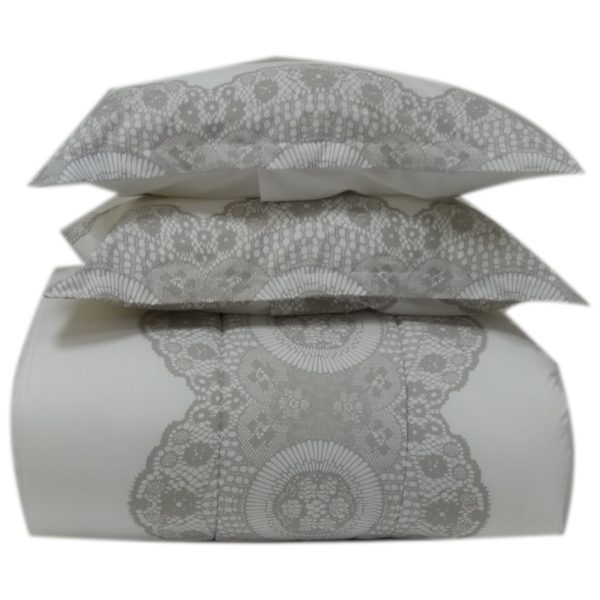 AIWA AI-805-9/180TC Single Comforter Set 160x240cm Poly Cotton Print Light Beige AIWA AI-805-9/180TC Single Comforter Set 160x240cm Poly Cotton Print Light Beige