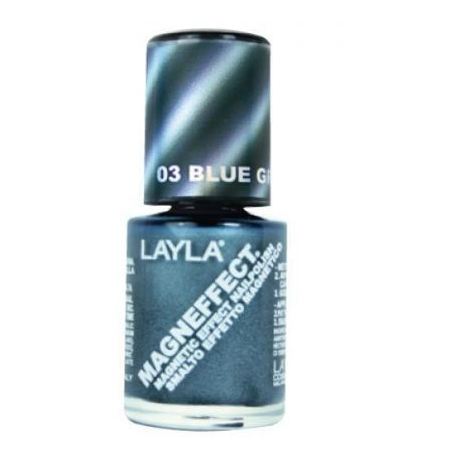 Layla Magneffect Nail Polish Blue Gray Flow 003 Layla Magneffect Nail Polish Blue Gray Flow 003