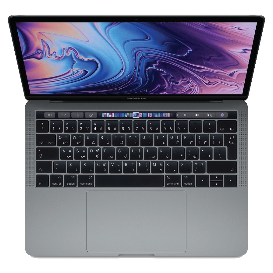 MacBook Pro 13 Touch Bar & Touch ID 2018 – Core i5 2.3GHz 8GB 256GB Shared 13.3inch Space Grey Arabic