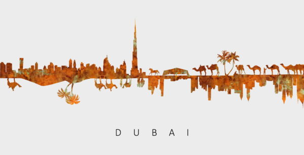 Desert Frames Art(193) Graphic Dubai Silhouette Photo Frame 10x15cm Desert Frames Art(193) Graphic Dubai Silhouette Photo Frame 10x15cm
