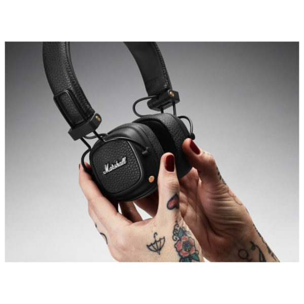 Marshall Major III Bluetooth On Ear Headphone Black Marshall Major III Bluetooth On Ear Headphone Black