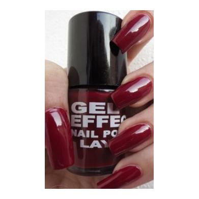 Layla Gel Effect Nail Polish Red & Rich 007 Layla Gel Effect Nail Polish Red & Rich 007