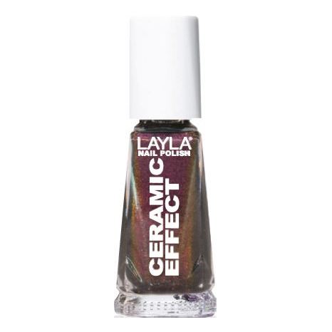 Layla Ceramic Effect Nail Polish Scarabeus Black 063 Layla Ceramic Effect Nail Polish Scarabeus Black 063
