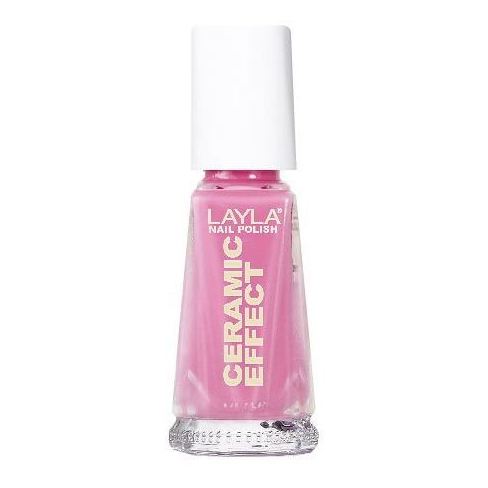 Layla Ceramic Effect Nail Polish Sensual Pink 021 Layla Ceramic Effect Nail Polish Sensual Pink 021