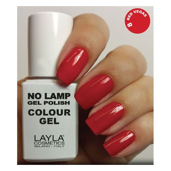 Layla No Lamp Gel Nail Polish Red Vegas 007 Layla No Lamp Gel Nail Polish Red Vegas 007