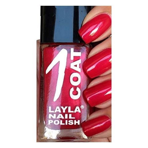 Layla 1 Coat Nail Polish Cherry Brandy 021 Layla 1 Coat Nail Polish Cherry Brandy 021