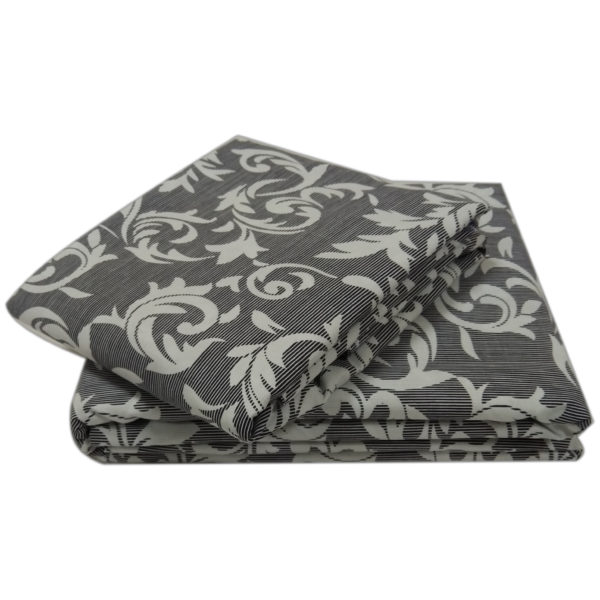 AIWA AI-685-6/144TC Double Flat Sheet Set Poly Cotton Print Purple AIWA AI-685-6/144TC Double Flat Sheet Set Poly Cotton Print Purple