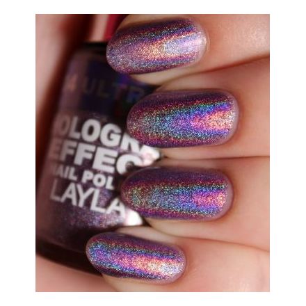 Layla Hologram effect Nail Polish Ultra Violet 004 Layla Hologram effect Nail Polish Ultra Violet 004