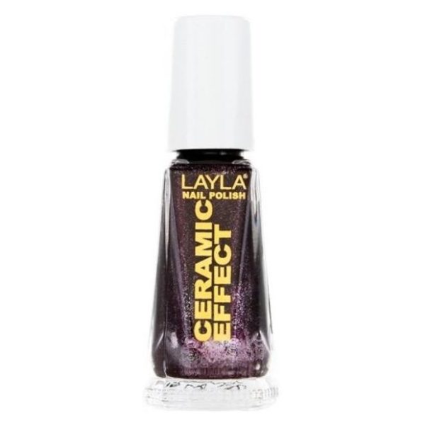 Layla Ceramic Effect Nail Polish Deep Bordeaux 030 Layla Ceramic Effect Nail Polish Deep Bordeaux 030