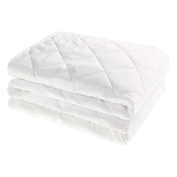 Kingtex Mattress Protector Quilted Single 90x190cm White Kingtex Mattress Protector Quilted Single 90x190cm White