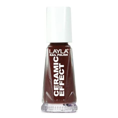 Layla Ceramic Effect Nail Polish Torrid Red 008 Layla Ceramic Effect Nail Polish Torrid Red 008