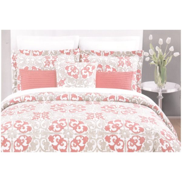 AIWA AI-510-1/144TC Double Flat Sheet 160x248cm Polycotton Print Red AIWA AI-510-1/144TC Double Flat Sheet 160x248cm Polycotton Print Red