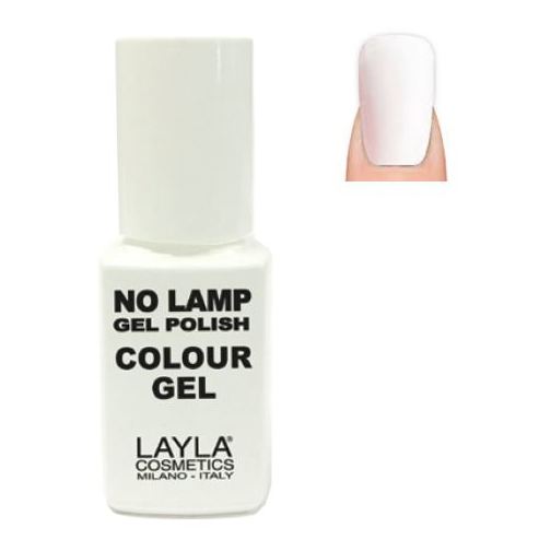 Layla No Lamp Gel Nail Polish Straight White 001 Layla No Lamp Gel Nail Polish Straight White 001