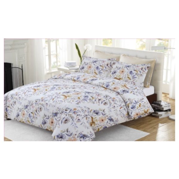 AIWA AI-583-5/144TC Double Comforter Set 220x240cm Polycotton Print Blue AIWA AI-583-5/144TC Double Comforter Set 220x240cm Polycotton Print Blue