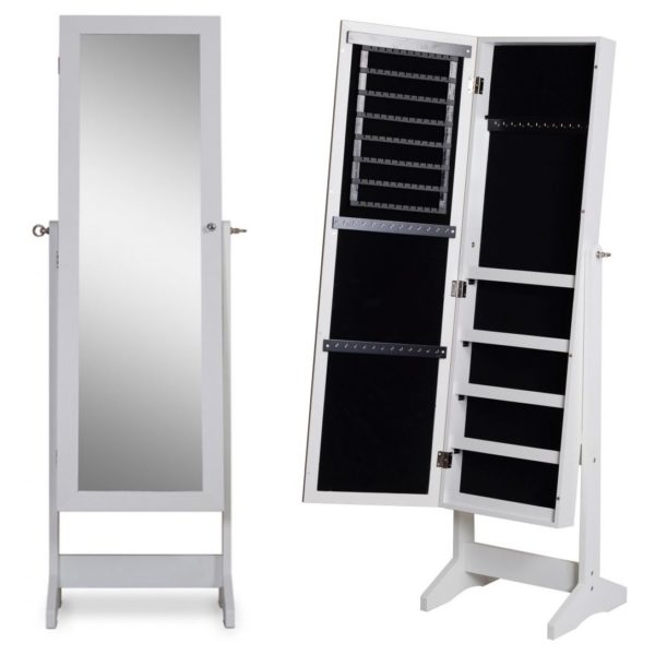 CLASS Jewellery Mirror Cabinet White CL6537WT CLASS Jewellery Mirror Cabinet White CL6537WT