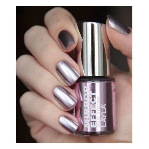 Layla Mirror effect Nail Polish Cosmo Lilac 002 Layla Mirror effect Nail Polish Cosmo Lilac 002