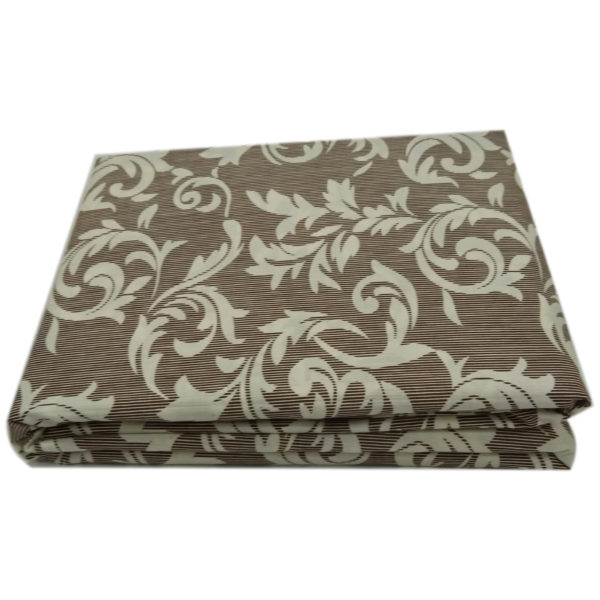 AIWA AI-682-8/144TC King Flat Sheet Set Poly Cotton Print Brown AIWA AI-682-8/144TC King Flat Sheet Set Poly Cotton Print Brown